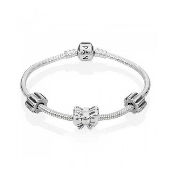 Pandora Bracelet-Silver Bow