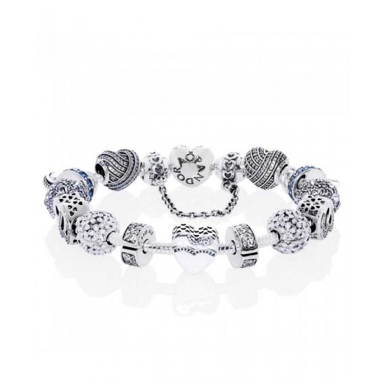 Pandora Bracelet-Silver Our Special Day Complete