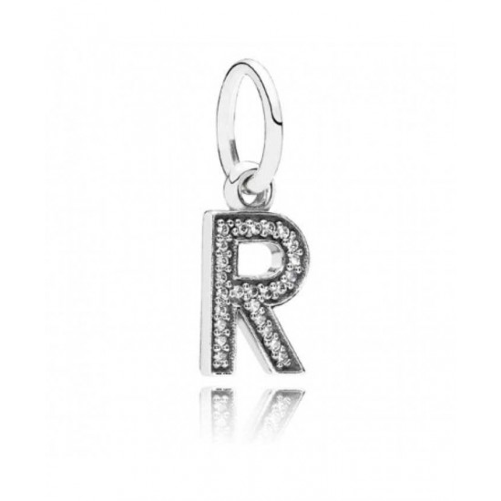 Pandora Charm-Sparkling Alphabet R Pendant