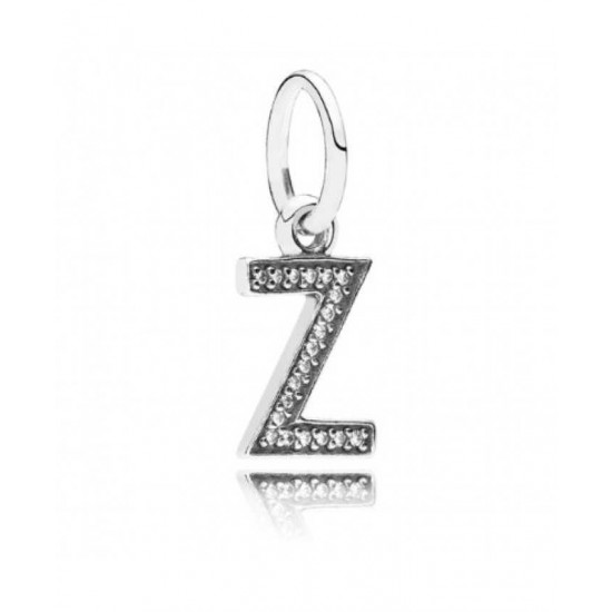 Pandora Charm-Sparkling Alphabet Z Pendant