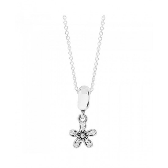 Pandora Necklace-Silver Daisy